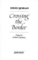 Book cover for Crossing the Border