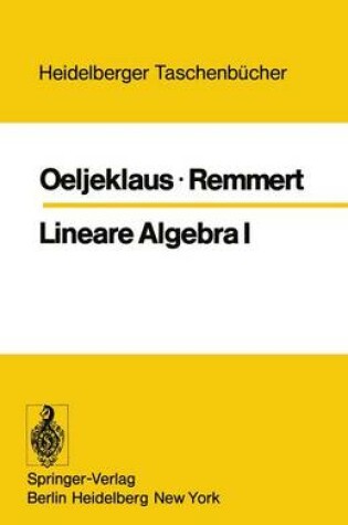 Cover of Lineare Algebra