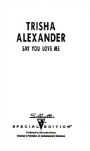 Book cover for Say You Love Me