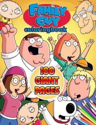 Book cover for Family Guy Coloring Book