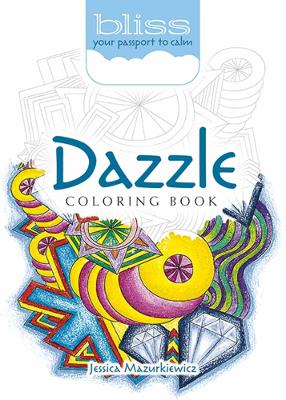 Book cover for Bliss Dazzle Coloring Book