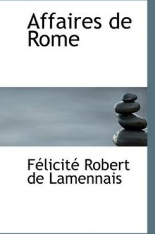 Cover of Affaires de Rome