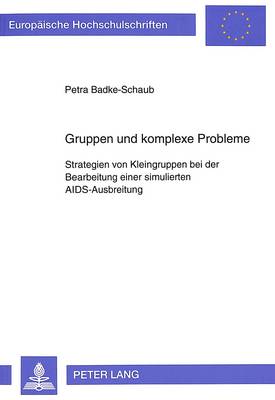 Cover of Gruppen Und Komplexe Probleme