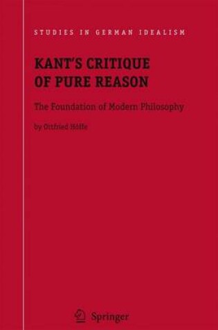 Cover of Kant's Critique of Pure Reason