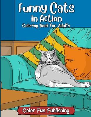 Book cover for Funny Cats in Action