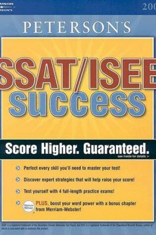 Cover of Ssat/Isee Success 2005