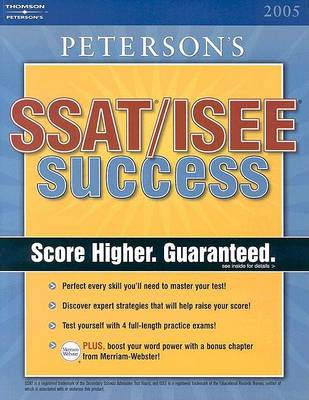 Book cover for Ssat/Isee Success 2005