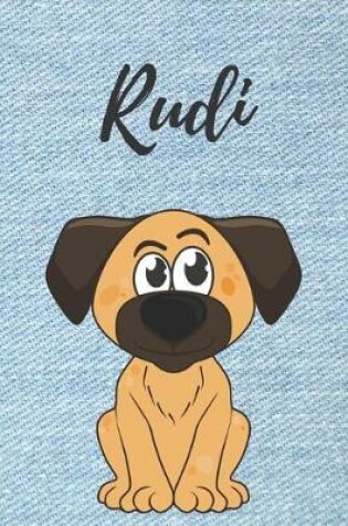 Cover of Rudi Hunde Malbuch / Notizbuch / Tagebuch / Journal / DIN A5 / Geschenk