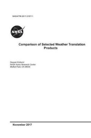 Cover of Comparison of Selected Weather Translation Products