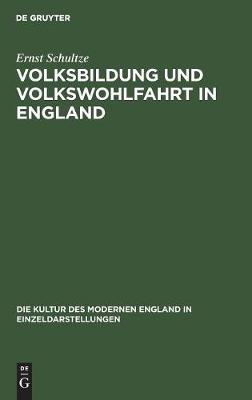 Book cover for Volksbildung Und Volkswohlfahrt in England