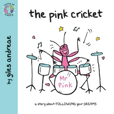 Book cover for The Pink Cricket
