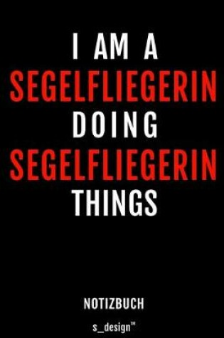 Cover of Notizbuch fur Segelfliegerin