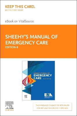Cover of Sheehy'S Manual of Emergency Care - Elsevier eBook on Vitalsource (Retail Access Card)