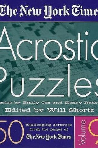 Cover of The New York Times Acrostic Puzzles