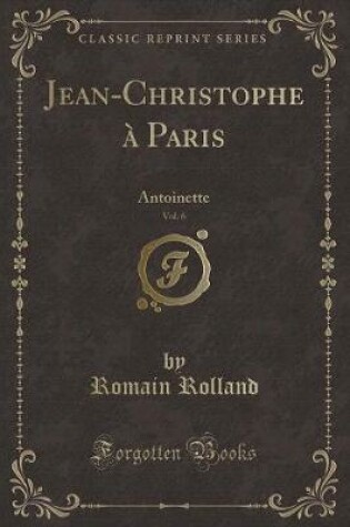 Cover of Jean-Christophe à Paris, Vol. 6