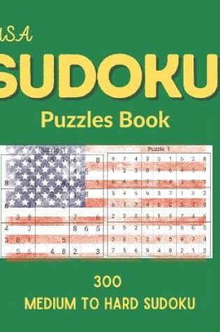 Cover of USA Sudoku Puzzles Book