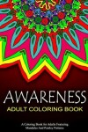 Book cover for AWARENESS ADULT COLORING BOOK - Vol.6