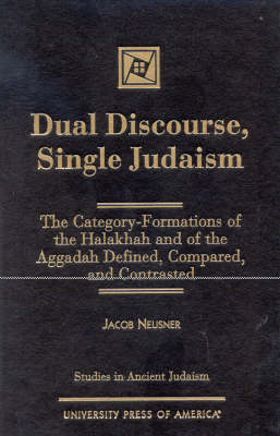 Cover of Dual Discourse, Single Judaism