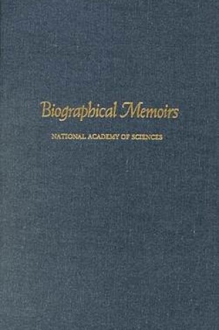 Cover of Biographical Memoirs V.77