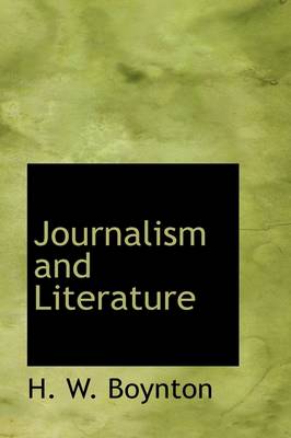 Book cover for Journalism and Literature