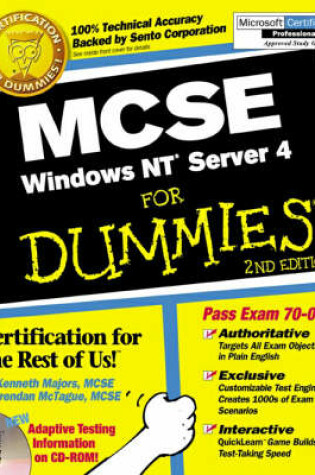 Cover of MCSE Windows NT Server 4 For Dummies