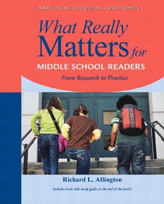 Book cover for What Really Matters for Middle School Readers