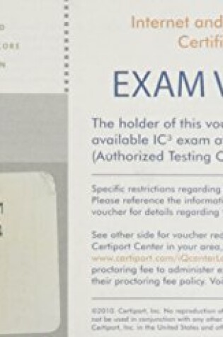 Cover of IC3 Exam Voucher