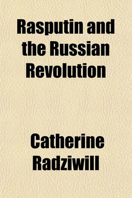 Cover of Rasputin and the Russian Revolution