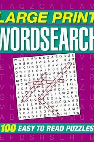 Cover of Large Print Wordsearch