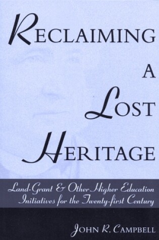 Cover of Reclaiming a Lost Heritage