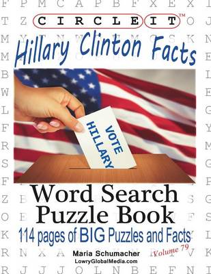 Book cover for Circle It, Hillary Clinton Facts, Word Search, Puzzle Book