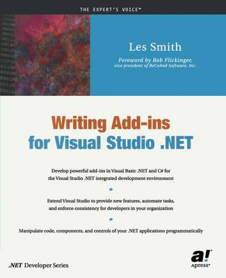 Book cover for Writing Add-Ins for Visual Studio .Net