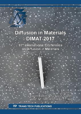 Book cover for Diffusion in Materials DIMAT-2017