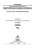 Book cover for 8th International Symposium on High Performance Computer Architecture (HPCA-8)