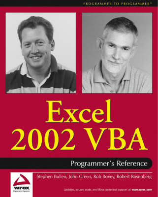 Book cover for Excel 2002 VBA