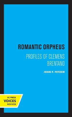 Book cover for Romantic Orpheus