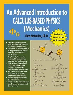 Book cover for An Advanced Introduction to Calculus-Based Physics (Mechanics)