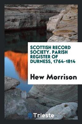 Book cover for Scottish Record Society. [publications]