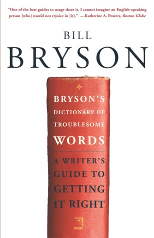 Book cover for Bryson's Dictionary of Troublesome Words