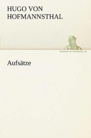 Cover of Aufsatze