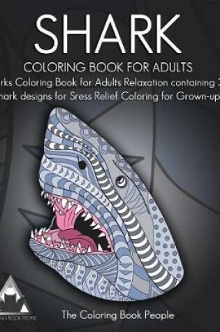 Cover of Shark Coloring Book for Adults