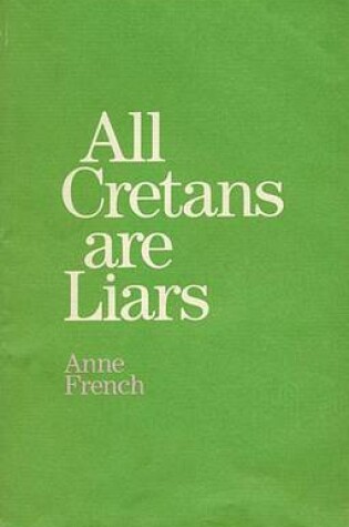 Cover of All Cretans Are Liars and Other Poems