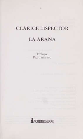 Book cover for La Arana