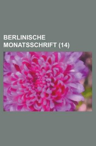 Cover of Berlinische Monatsschrift (14 )