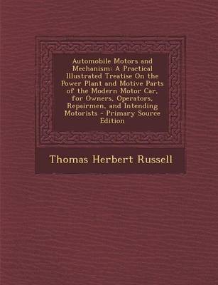 Book cover for Automobile Motors and Mechanism