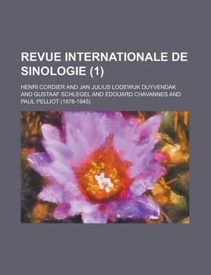Book cover for Revue Internationale de Sinologie (1 )