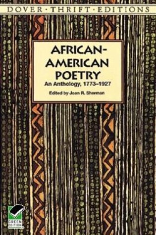 Cover of African-American Poetry