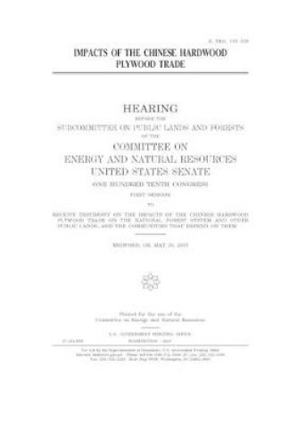 Cover of Impacts of the Chinese hardwood plywood trade