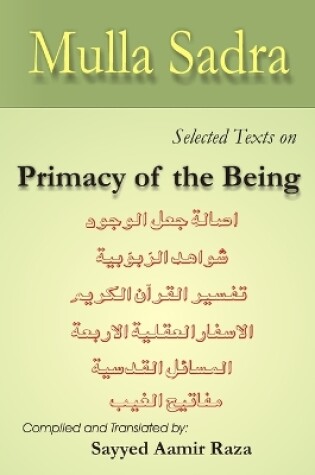 Cover of Primacy of the Being