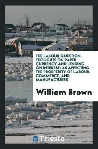Cover of The Labour Question, Thoughts on Paper Currency and Lending on Interest